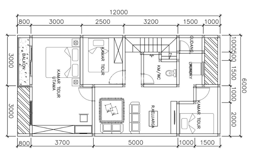 Desain Rumah 2 Lantai Sederhana Dan Biaya