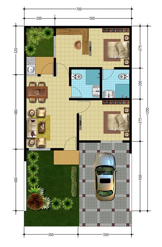Biaya Bikin Rumah Minimalis Ukuran 7x12