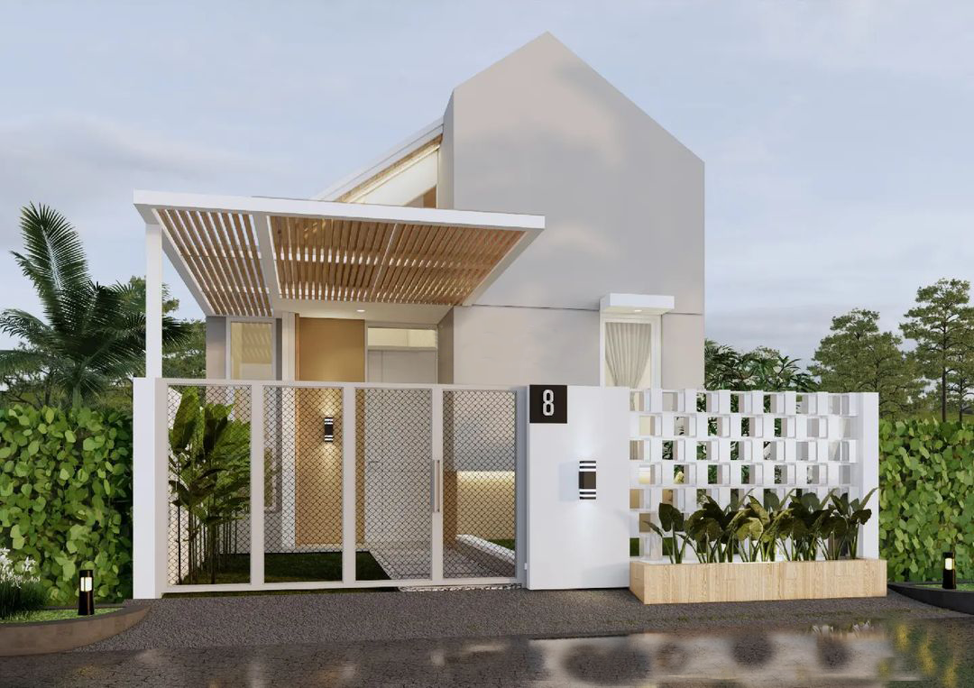 denah rumah 6x10 2 kamar