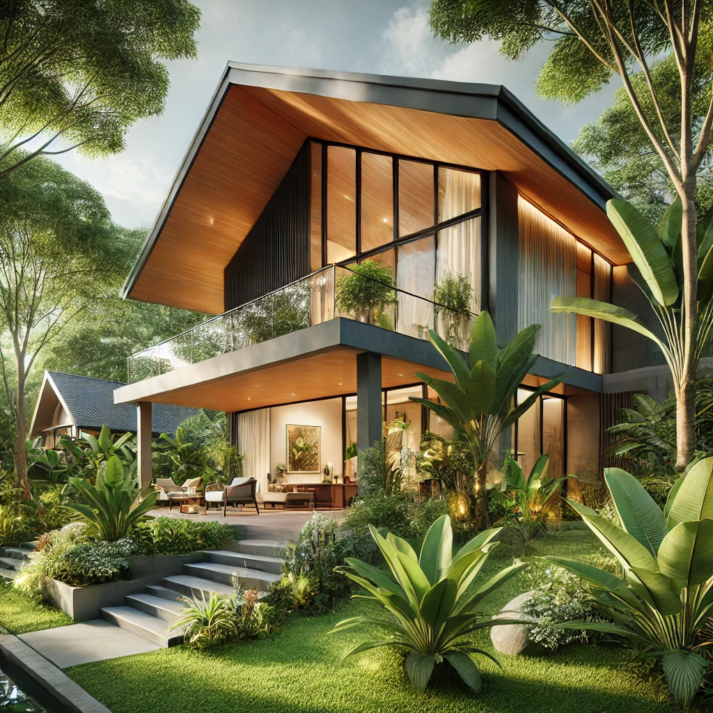 Inspirasi dan Ciri Khas Desain Rumah Tropis Klasik: Kesan Elegan di Iklim Tropis