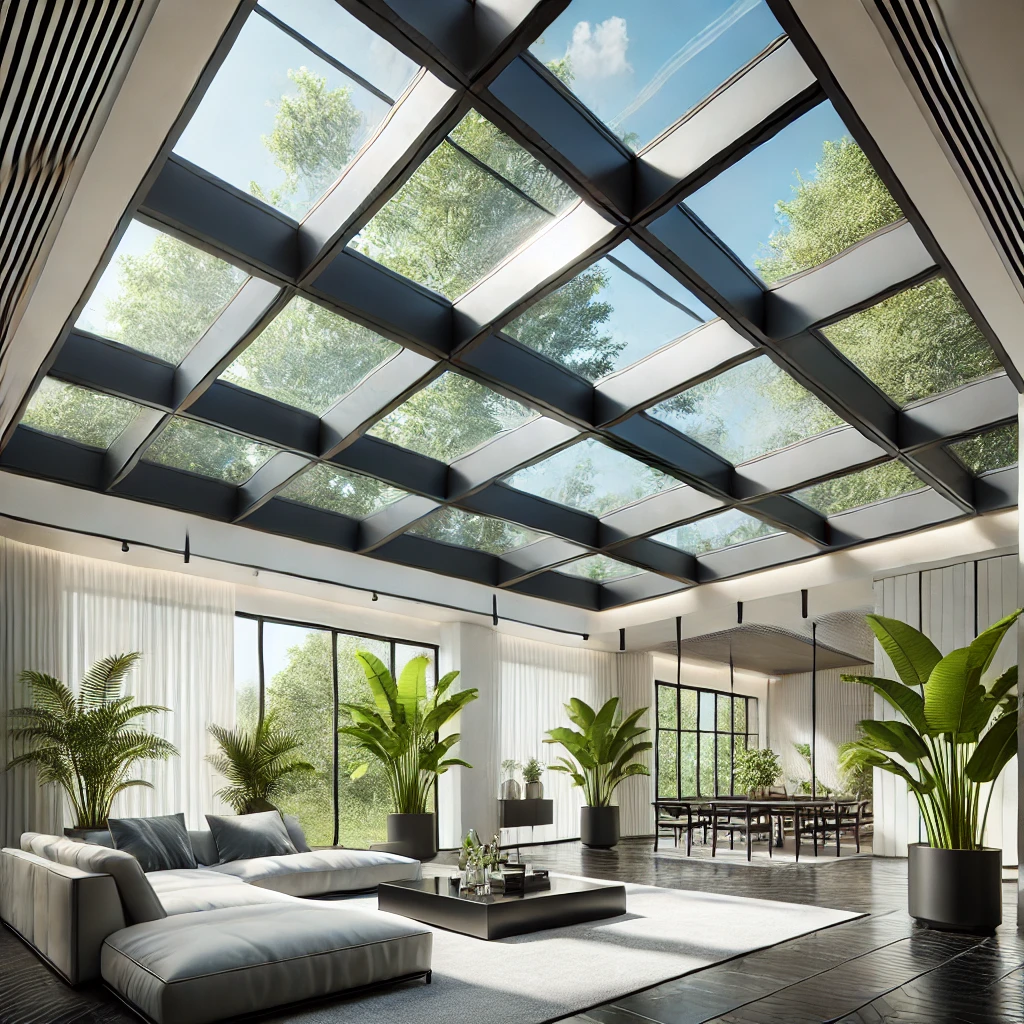 Model Plafon Transparan Skylight