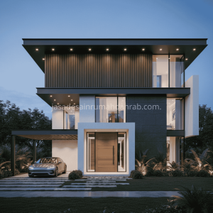 Jasa Desain Rumah Tanah Datar