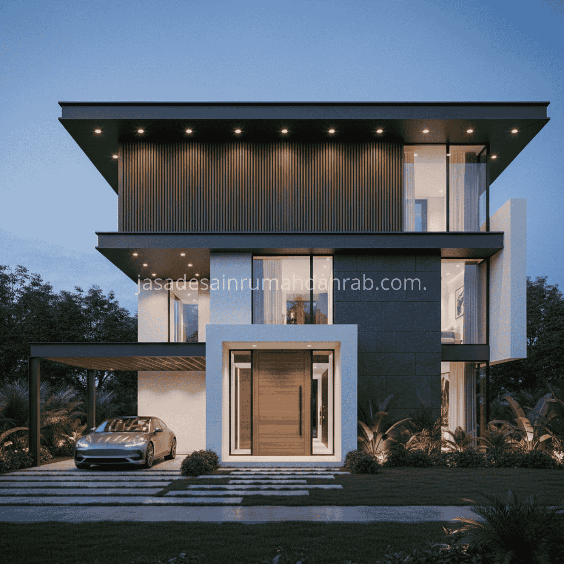Jasa Desain Rumah Tanah Datar