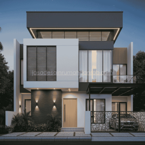 desain rumah tropis modern