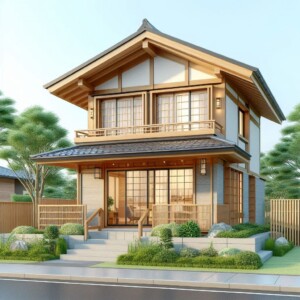 desain rumah jepang minimalis 2 lantai