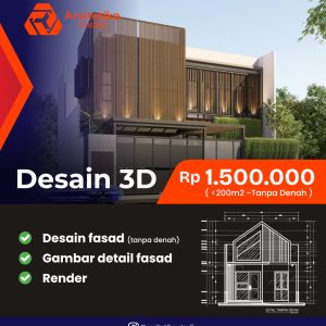 HARGA DESAIN 3D ARSITETIKA