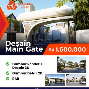 HARGA MAIN GATE ARSITETIKA