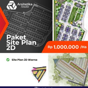 HARGA SITEPLAN 2D ARSITETIKA