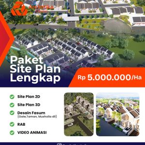 HARGA SITEPLAN LENGKAP ARSITETIKA