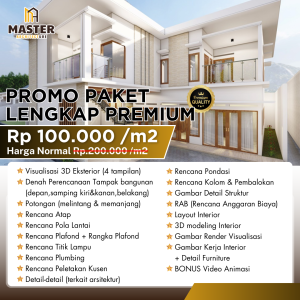 Promo Paket Lengkap Premium Arsitek