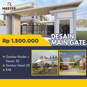 Jasa Arsitek Promo Desain Main Gate